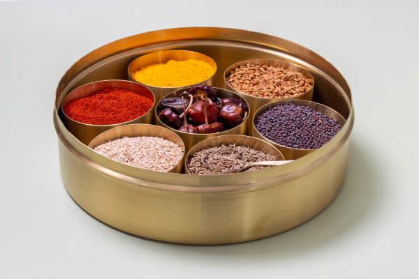 Traditional Brass Masala Dabba