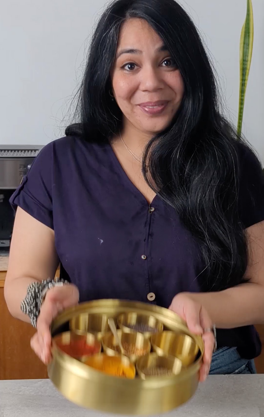 Traditional Brass Masala Dabba